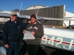 Matt and Rick after his First Solo