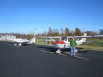 Tim and our planes at Reelfoot Lake, TN