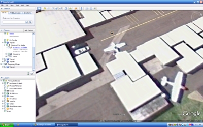 Google Earth's view on April 10, 2010