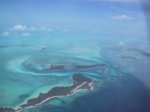 Exuma Islands, Bahamas from a Mustang II